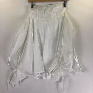 ari mini dress Mini Ivory Casual Summer Dress with Lace Details Ivory / XSmall